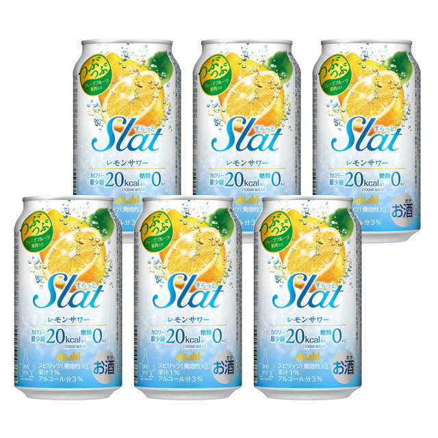 楽天市場】[バラ6缶] アサヒ すらっと 白桃サワー 3度 350ml×6本