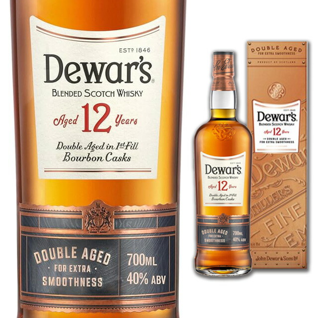 楽天市場】[箱入] デュワーズ ホワイトラベル ウイスキー 40度 700ml