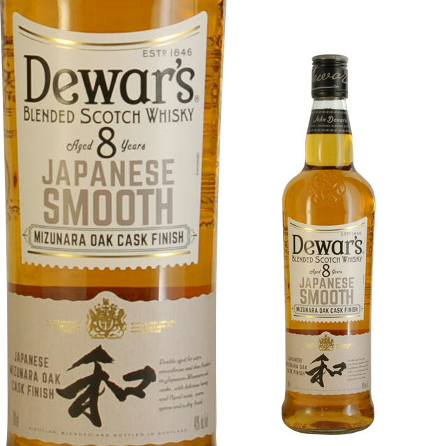 Dewar's Japanese Smooth 8年 ミズナラオークカスク 4本 Dewar's Japanese Smooth 8年 ミズナラオークカスク 4本