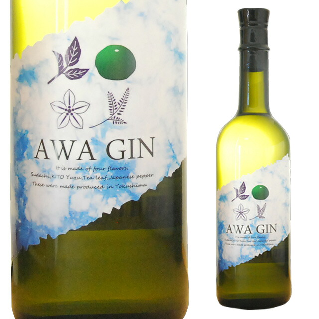 AWA GIN 45度 720ml クラフトジン 箱なし 【 カクテル 還暦 洋酒 お酒 酒 ジン スピリッツ 記念日 蒸留酒 ジャパニーズジン 国産 業務用 父 宅飲み 家庭用 お返し ご自宅用 ひとり飲み 手土産 家呑み 宅呑み 飲み会 美味しいお酒 居酒屋 】【ワインならリカオー】