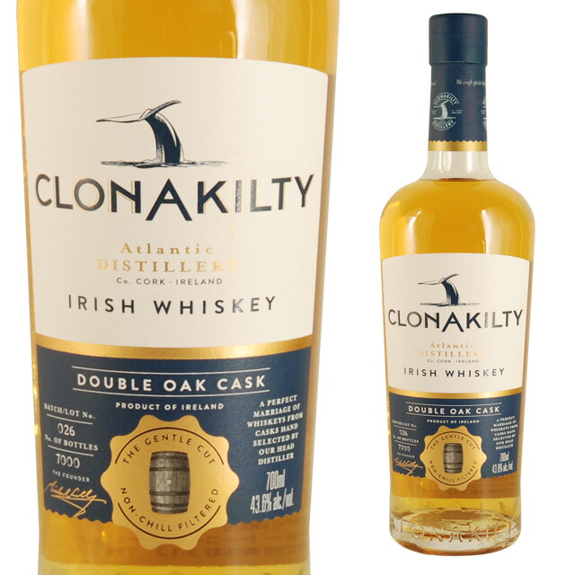 アイリッシュウイスキー　クロナキルティ ⭐CLONAKILTY Irish Whiskey(クロナキルティ アイリッシュ