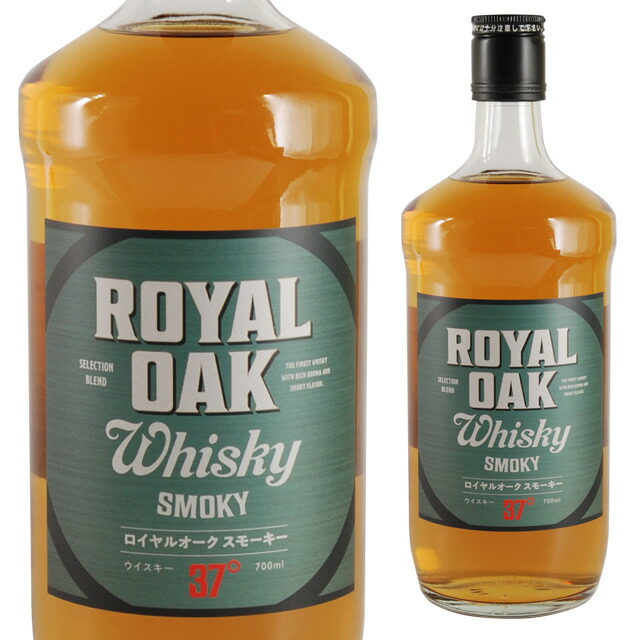 楽天市場】ロイヤルオークウイスキー 銀ラベル 37度 700ml 箱なし
