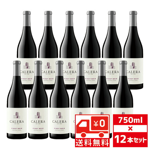 [送無][セット12] カレラ セントラル コースト ピノノワール 2023 750ml×12本 送料無料 【ワイン お酒 赤ワイン カリフォルニアワイン 誕生日 プレゼント ギフト セット アメリカ まとめ買い 母の日 父の日 洋酒 父の日ギフト】 【ワインならリカオー】