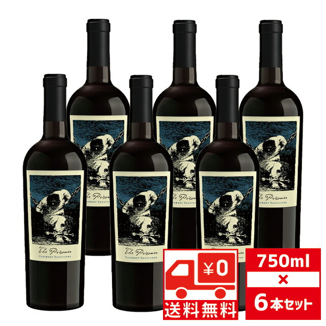 [送無][セット6] ザ・プリズナー カベルネ・ソーヴィニヨン 2022 750ml×6本 赤ワイン 送料無料 ナパ 【ワインならリカオー】