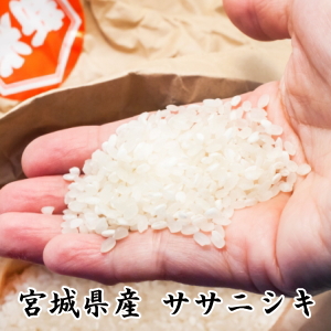 宮城県産ササニシキ　令和4年１０ｋｇ玄米　送料無料