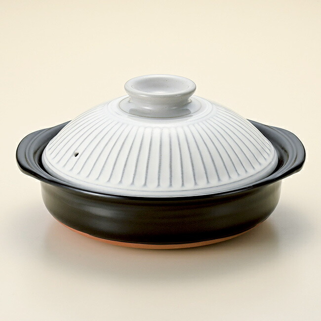 和食器 家族でお鍋 灰釉 4〜5人用 9号鍋 萬古焼 土鍋 直火 耐熱 おうち ごはん おしゃれ ギフト 陶器 うつわ