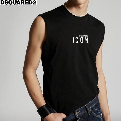 Dsquared2 ディースクエアード D2xibra Icon Muscle Shirt 滅多にないファッションモデル メンズ D2xibra 21一年春九夏新作 S79gc0028s 黒色 黒 イブラヒモビッチコラボ Lymmduckrace Co Uk