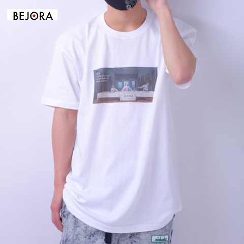 【楽天市場】BEJORA(ビジョーラ)BEJORA 最後の晩餐 パロディー T-shirt 【白/ホワイト】【メンズ/レディース/ユニセックス