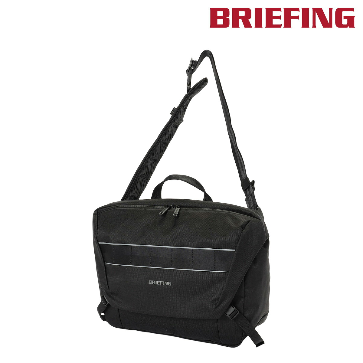 【全品10倍★7/24(金)0時～】ブリーフィング メッセンジャーバッグ メンズ レディース 大容量 A4 ブランド BRIEFING 撥水 おしゃれ 斜め掛け ショルダーバッグ ショルダー PC 15inch MFC MESSENGER M BRA253L46[即日発送]｜SAC&rsquo;SBAR LIFESTYLE GOLF＆SPORTS