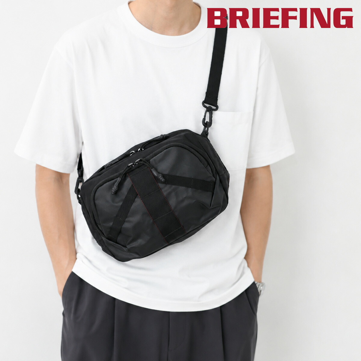 ブリーフィング ショルダーバッグ ポーチ バッグインバッグ 3L 旅行 トラベル メンズ LESIT VIPER BRA261L68 BRIEFING 撥水 軽量[即日発送]｜SAC&rsquo;SBAR LIFESTYLE GOLF＆SPORTS