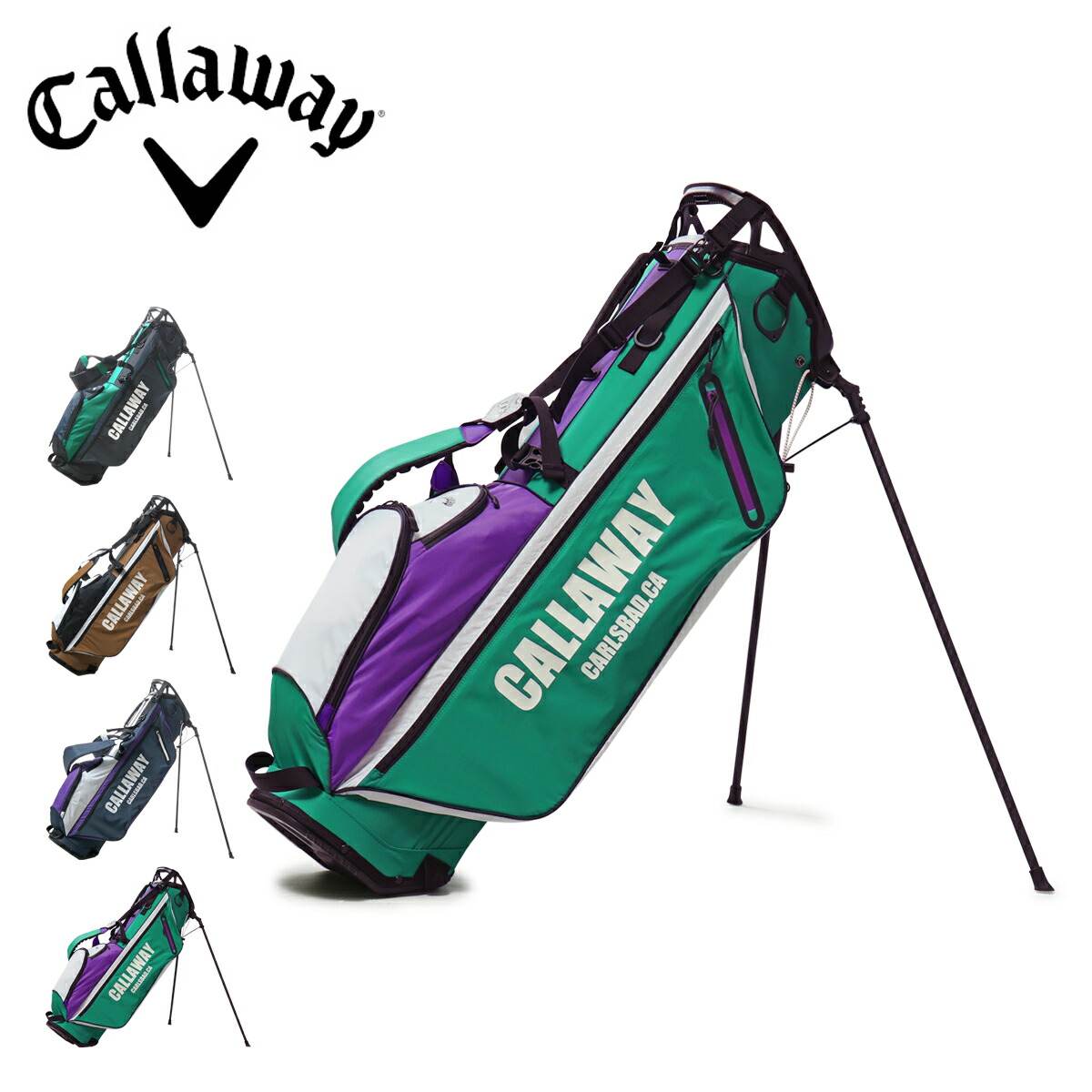 キャロウェイ(Callaway) キャディバッグ STN CHEV 24 ☆【24年SSモデル】キャロウェイ スタンドキャディバッグ シェブ