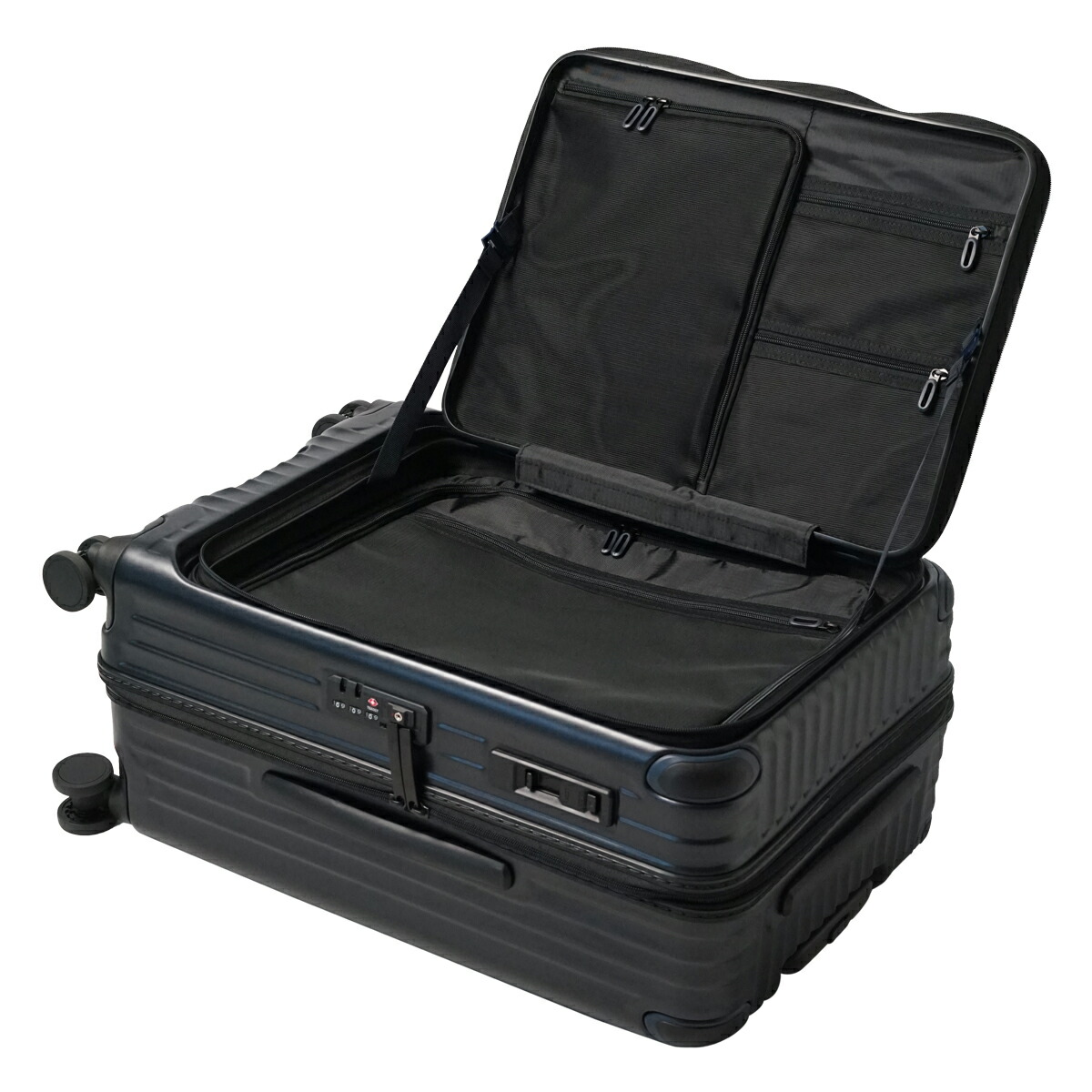 驚きの値段 楽天市場 カーゴ スーツケース 60l 58 5cm 3 9kg エアレイヤー Cat648ly Cargo Air Layer ハード ファスナー キャリーバッグ キャリーケース ビジネスキャリー フロントオープン ストッパー付き 静音 Tsaロック搭載 Hinomoto Po10 Bef Muccha ムッチャ