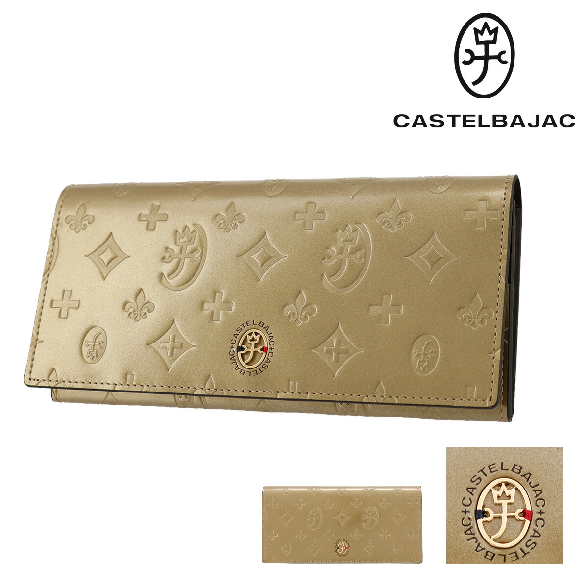 完売 カステルバジャック 長財布 かぶせ 天赦日 ゴールド 金色 本革 レザー ユーロ 0976 メンズ Castelbajac 大容量 牛革 金運 開運 Po10 新作モデル Www Werther Com Br