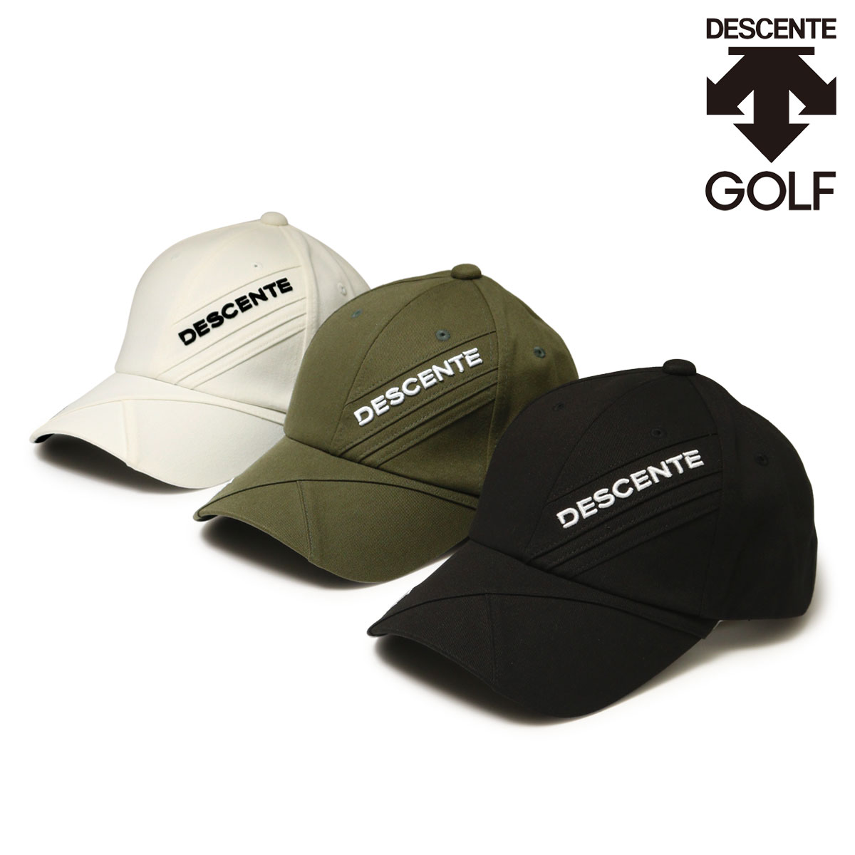 【楽天市場】デサントゴルフ 帽子 キャップ メンズ ゴルフ サイズ調整可能 DGBWJC06 DESCENTE GOLF 吸汗速乾 抗菌防臭