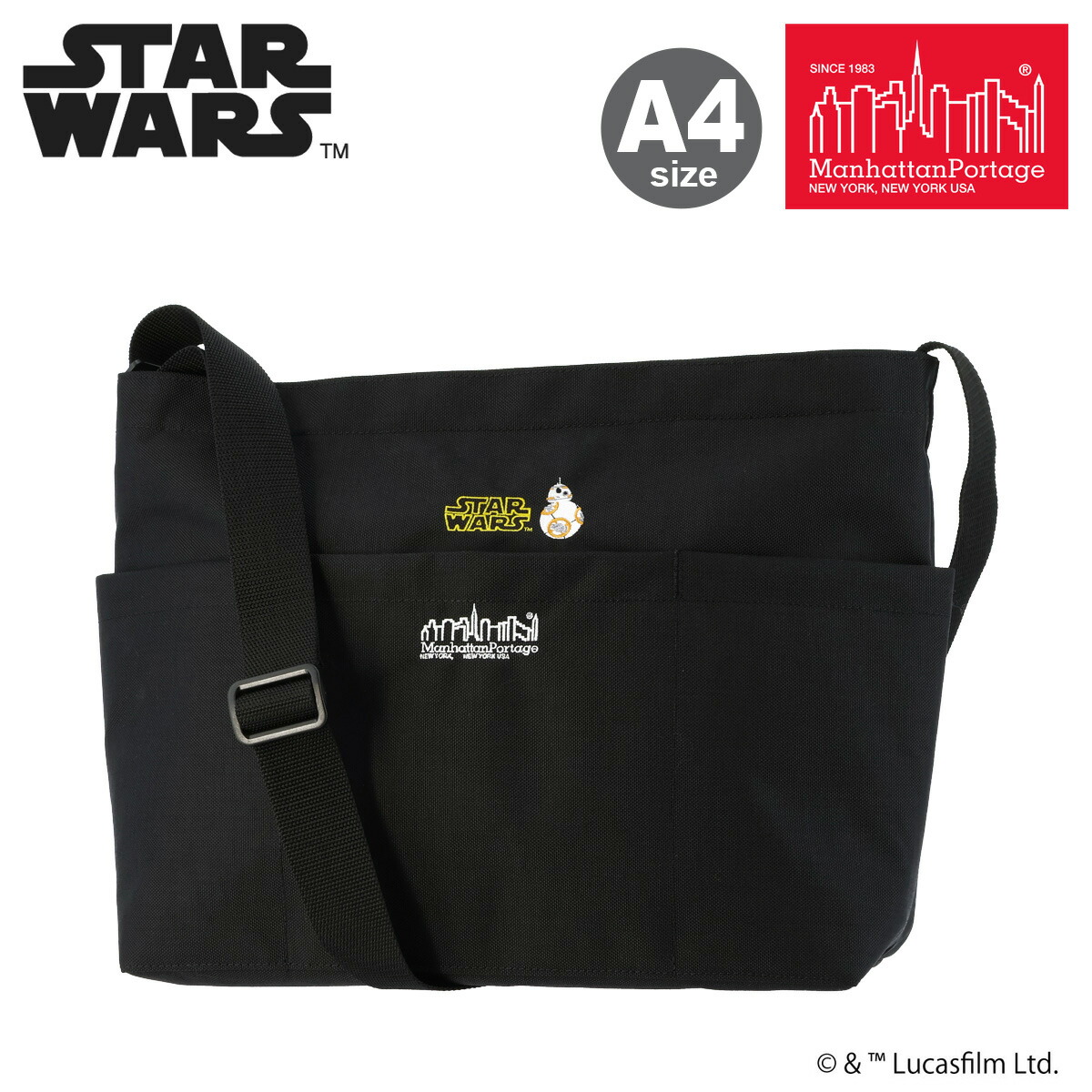 【レビュー投稿で+5％還元】マンハッタンポーテージ ショルダーバッグ A4 スター・ウォーズ STAR WARS BB-8 横型 大きめ メンズ レディース MP1482BP3OPSTW25 Manhattan Portage カジュアル 映画 キャラクター クリスマス_mp クリスマス_wp 楽天市場】Manhattan Portage マンハッタンポーテージ STAR WARS