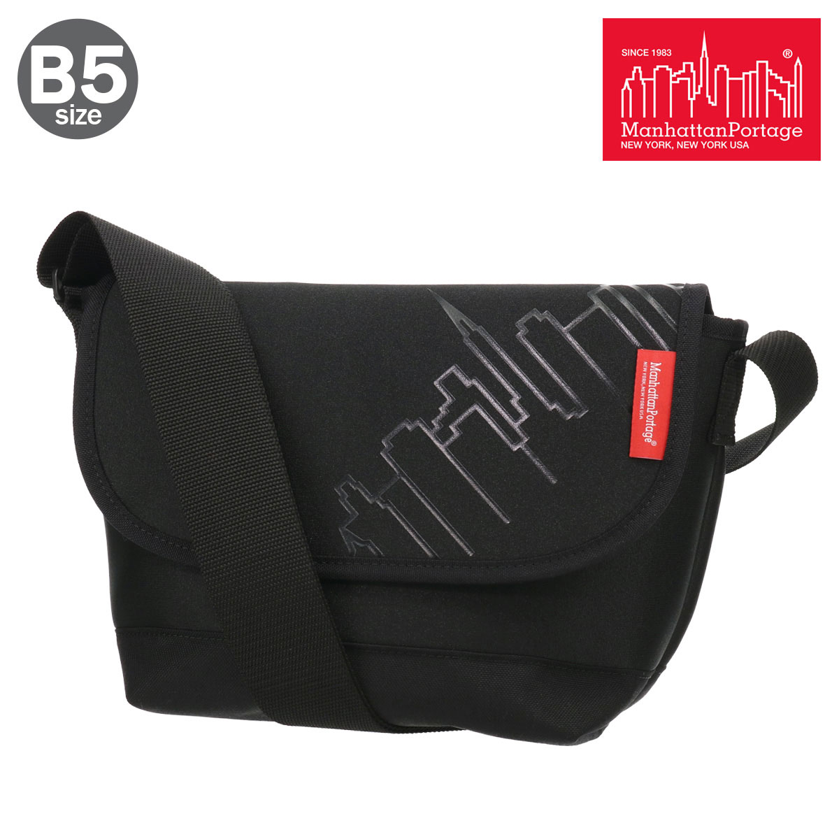 【全品10倍★4/10(金)2時迄】Manhattan Portage マンハッタンポーテージ メッセンジャーバッグ B5 MP1605JRNP2 ショルダーバッグ[PO10][即日発送]