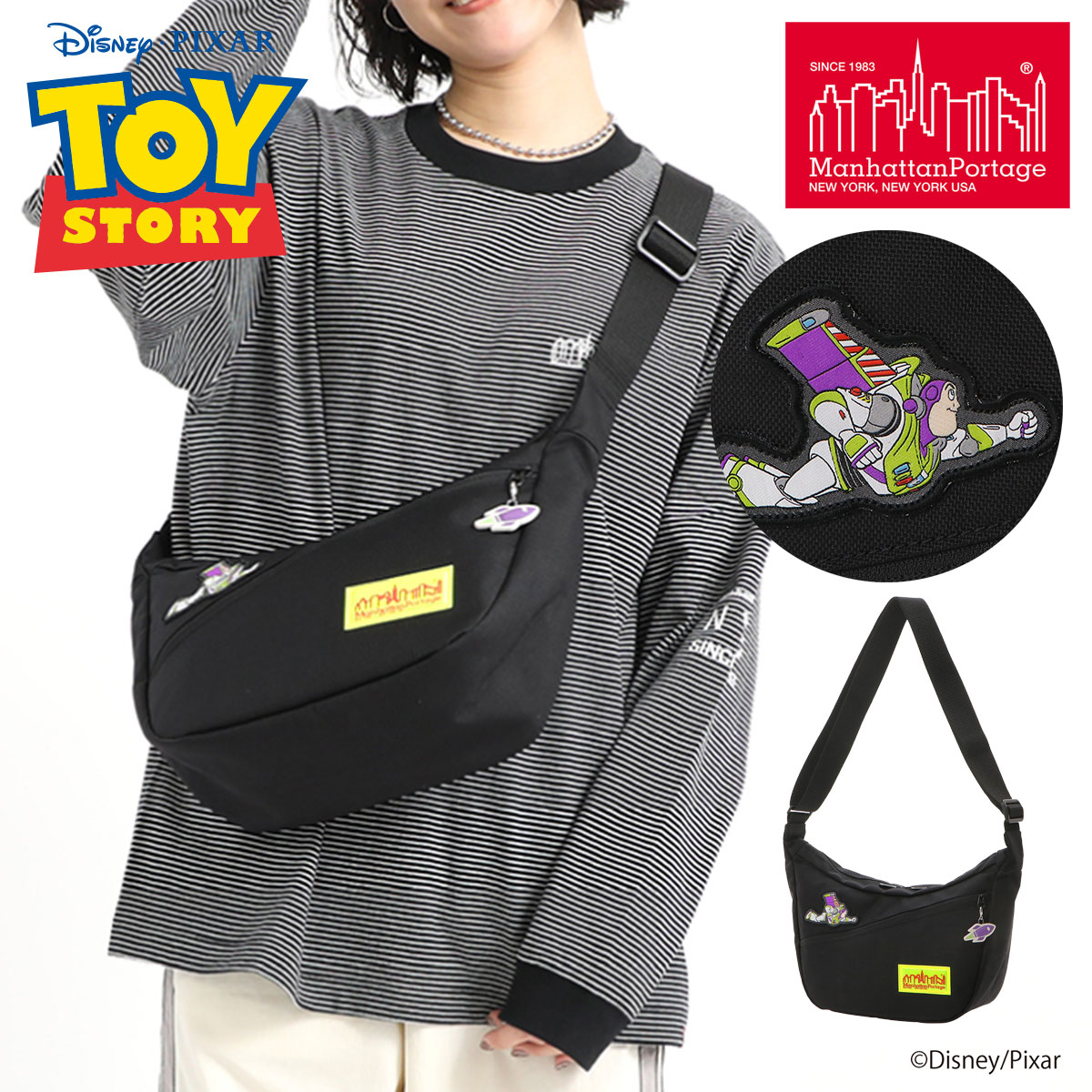 マンハッタンポーテージ トイストーリー ショルダーバッグ メンズ レディース MP2409TOY manhattanportage TOY STORY バズ コラボ[即日発送]