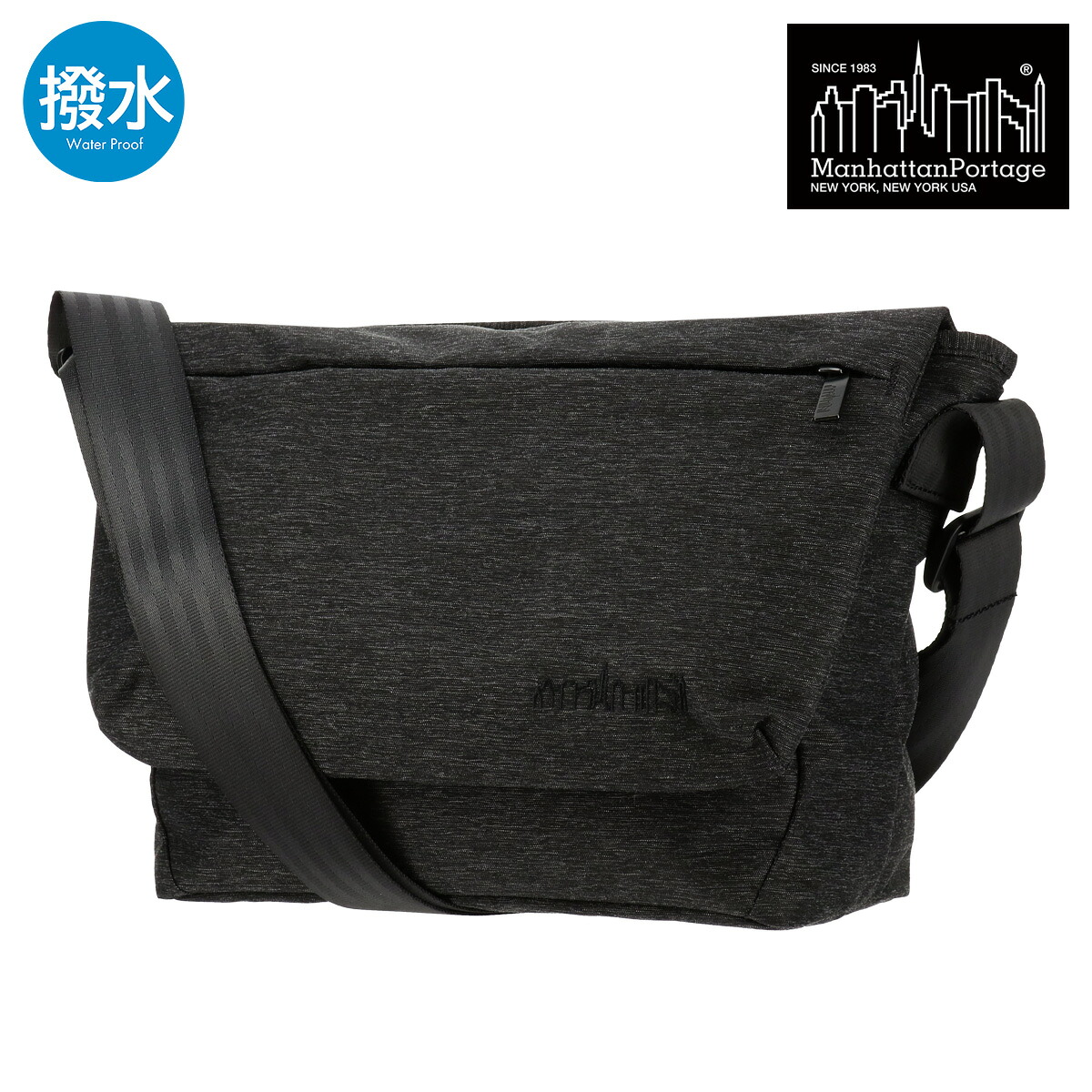 Manhattan Portage マンハッタンポーテージ ショルダーバッグ メッセンジャーバッグ 横型 BLACK LABEL ブラックレーベル MP1697OXFBL 撥水[PO10][即日発送]｜SAC&rsquo;SBAR LIFESTYLE GOLF＆SPORTS