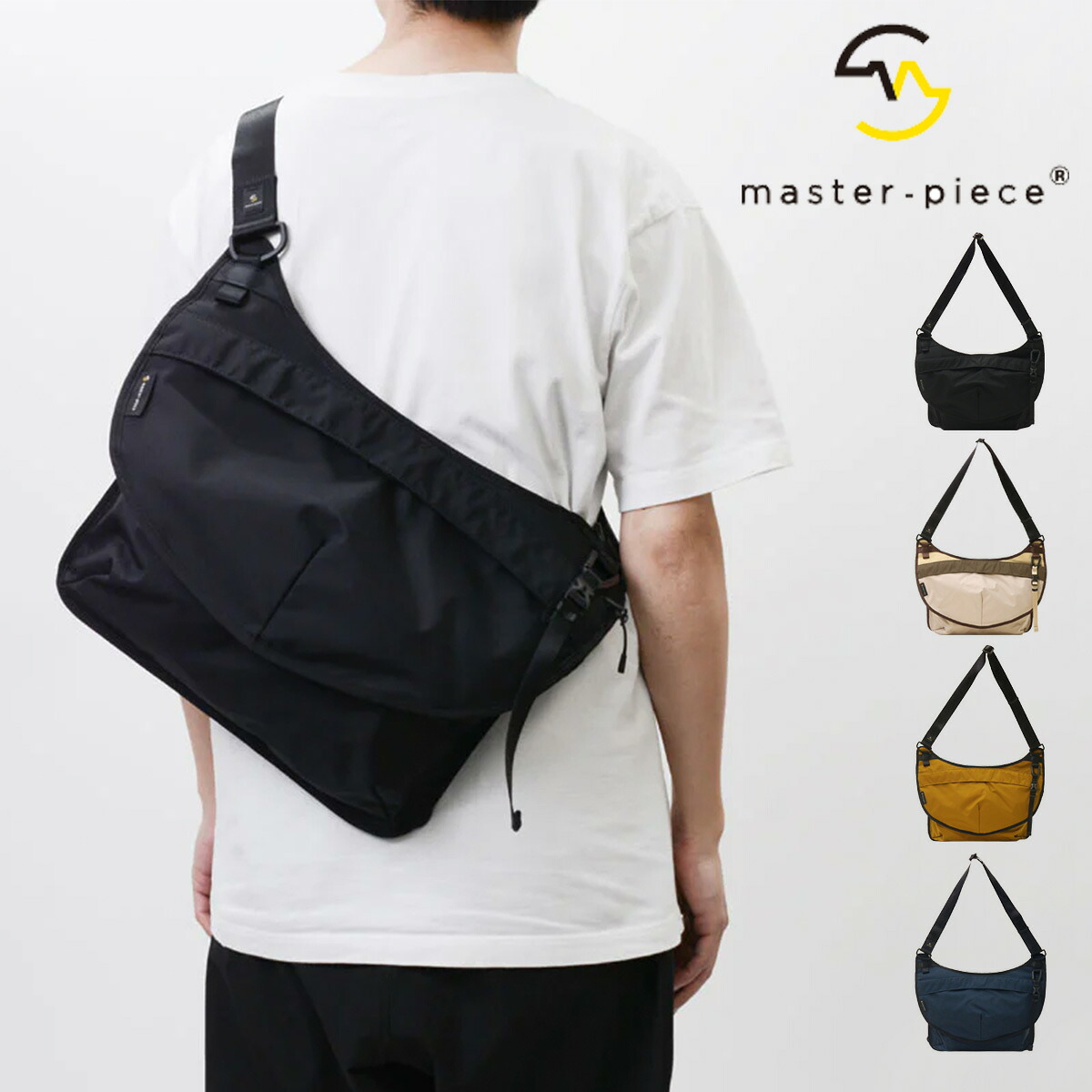 【全品10倍★4/10(金)2時迄】マスターピース ショルダーバッグ フェイス メンズ 02872 master-piece face ボディバッグ ワンショルダー メッセンジャーバッグ 日本製 防水 軽量[即日発送]