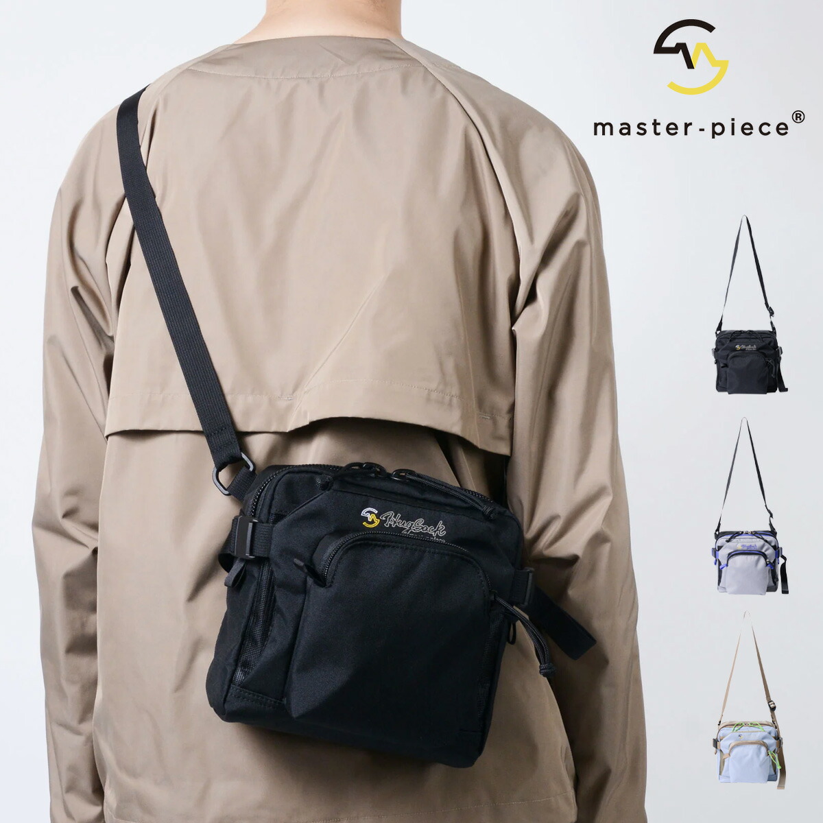 【全品10倍★7/24(金)0時～】マスターピース ショルダーバック メンズ レディース mspc 03232 Hugsack master piece 軽量 日本製 カジュアル[即日発送]｜SAC&rsquo;SBAR LIFESTYLE GOLF＆SPORTS 15,840円