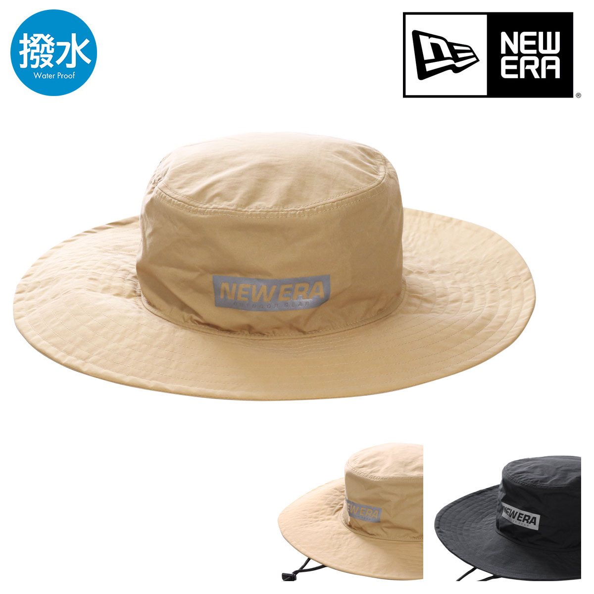 新品 NEW ERA 【別注】NEW ERAワイドブリム ハット 撥水 NEW ERA（ニューエラ）の「【別注】＜NEW ERA＞ワイドブリム