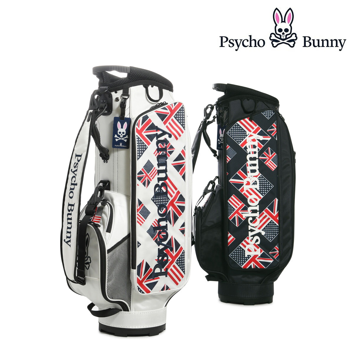 サイコバニー キャディバッグ スペシャルエディション 9型 5分割 22AW Psycho Bunny サイコバニー（Psycho Bunny）（メンズ）ゴルフ