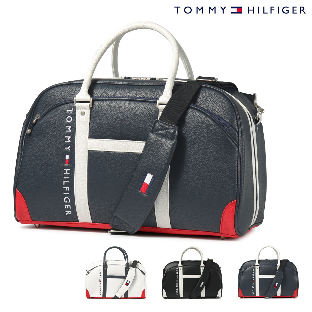 【楽天市場】トミー ヒルフィガー ゴルフ ボストンバッグ メンズ レディース ザフェイス THMG7FB1 Tommy Hilfiger