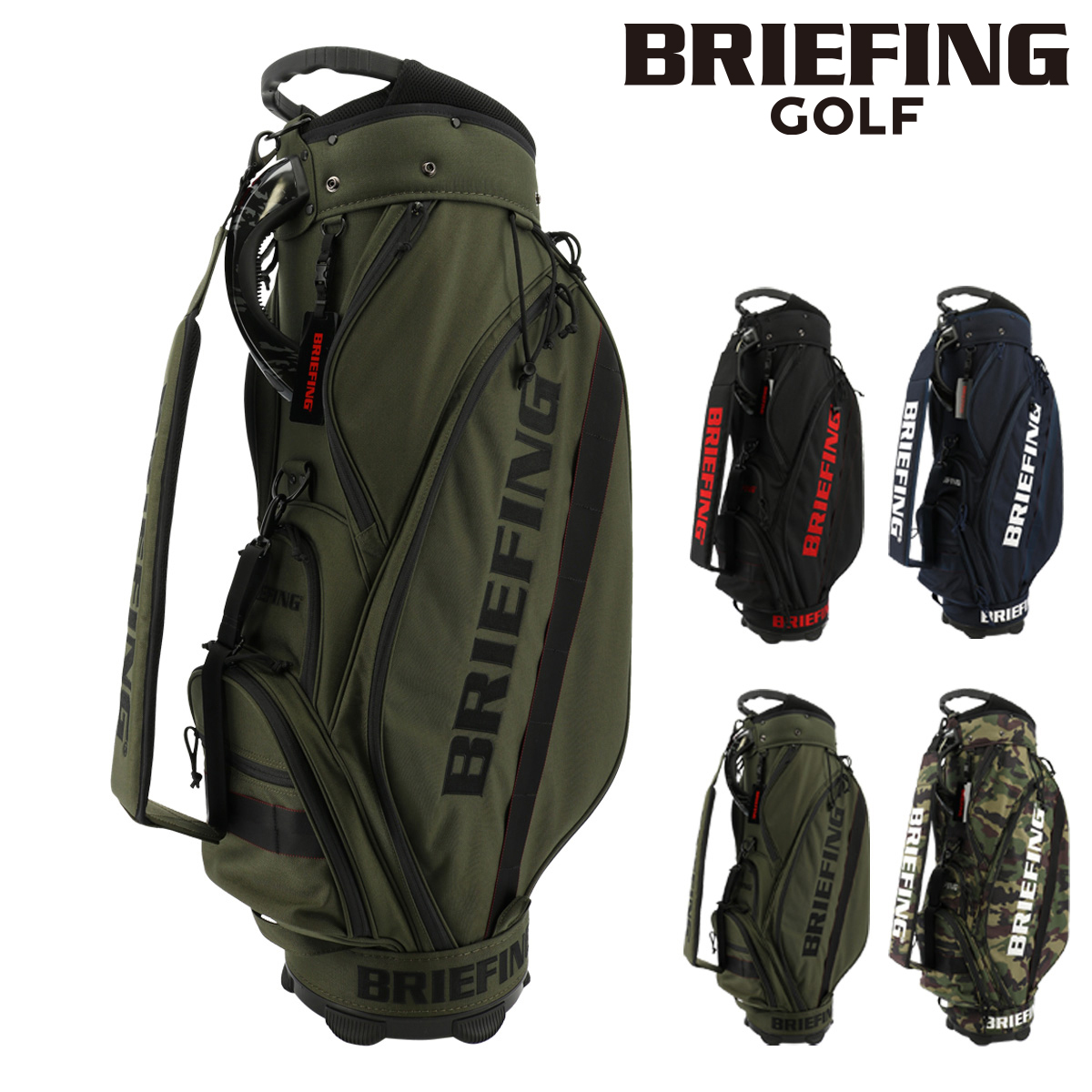 【楽天市場】ブリーフィング ゴルフ キャディバッグ カート型 ゴルフバッグ メンズ BRG201D01 BRIEFING | CR-5#02