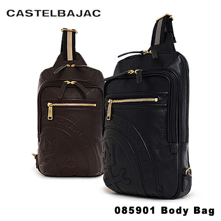 カステルバジャック ボディバッグ メンズ ロンド 085901 ワンショルダー 本革 レザー CASTELBAJAC [PO10]