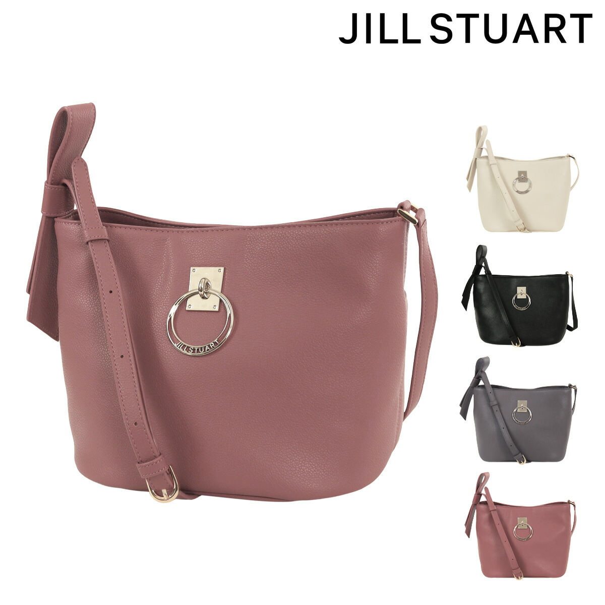 ジルスチュアート ショルダーバッグ クレッセント レディース JSLH5GS2 JILL STUART ミニショルダー リボン バケツ型[即日発送]