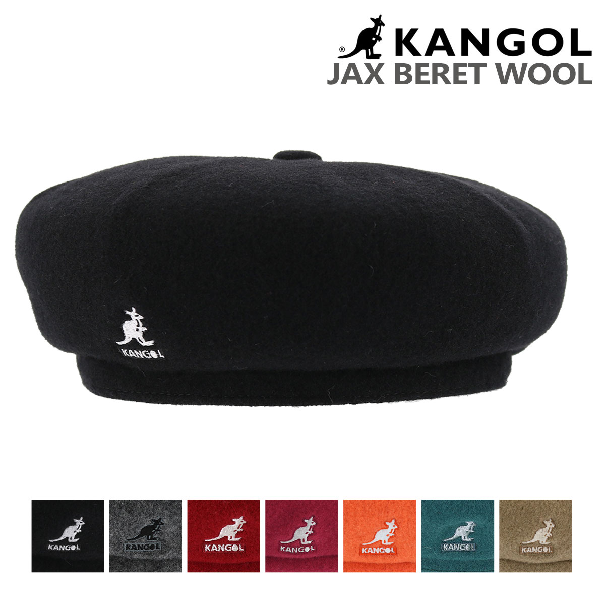 専用　　　　　　　KANGOLウールベレー帽　ビッグベレー MADE IN UK Kangol 100% Wool Grey Gray Paper Boy Hat Cap - Born British