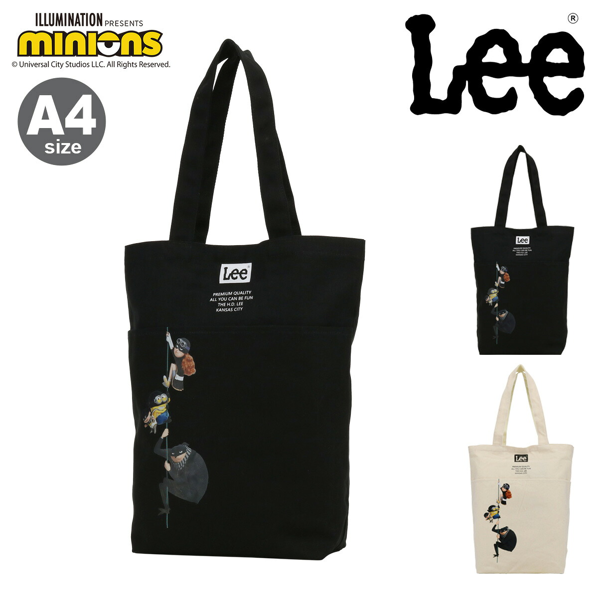 Lee ミニオン A4 トートバッグ メンズ レディース 320-30041 MINIONS リー[即日発送]