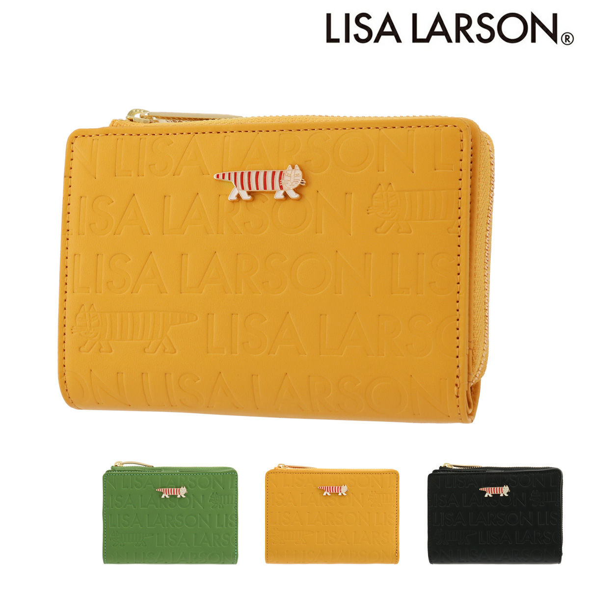 [リサ ラーソン] 二つ折り財布 LTLM-01 LISA LARSON L字ファスナー二つ折り財布 LTLM-01 kirimaja