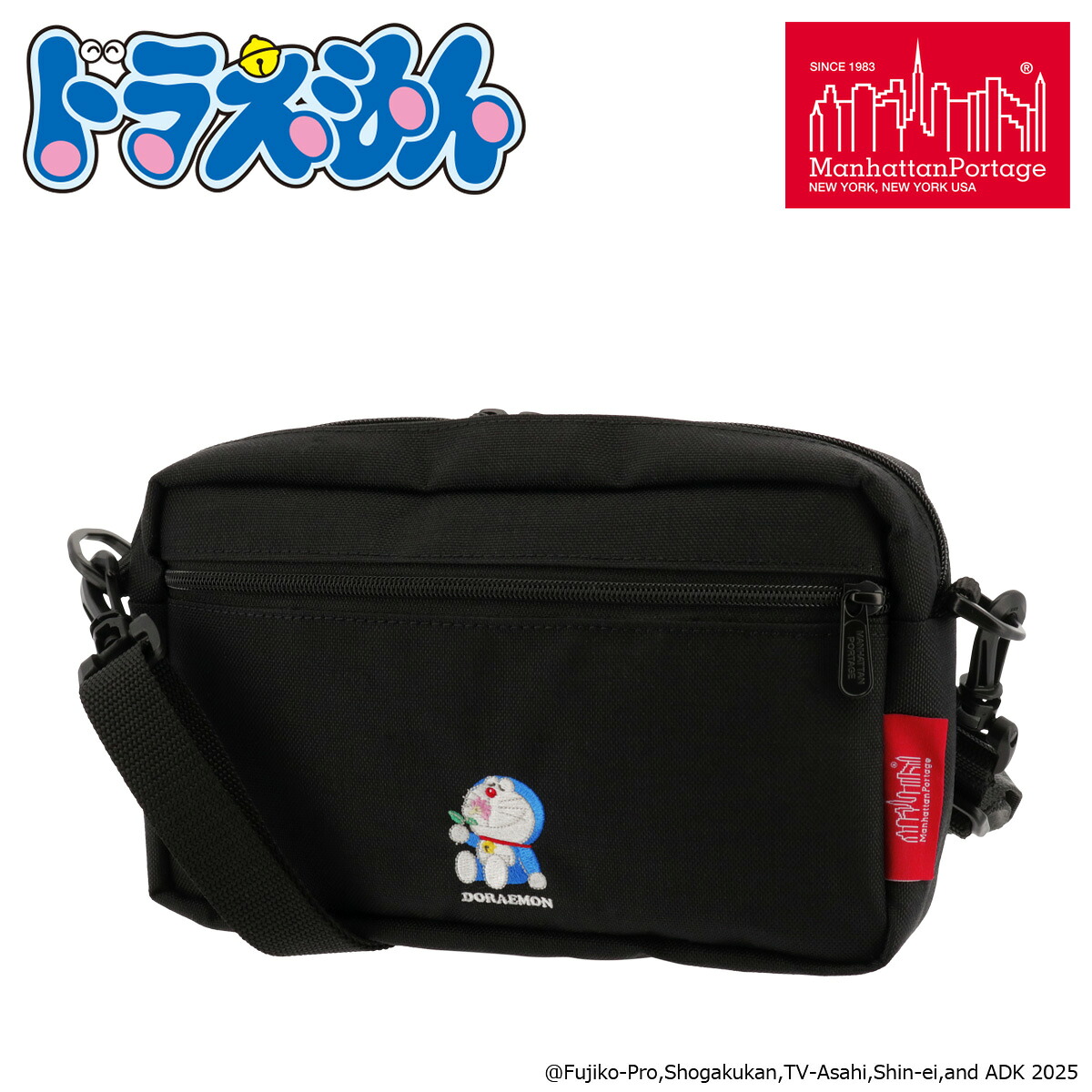 Manhattan Portage マンハッタンポーテージ ドラえもん ショルダーバッグ MP1404L2DORA25 ドラえもん ショルダーバッグ 斜め掛け 横型[即日発送]