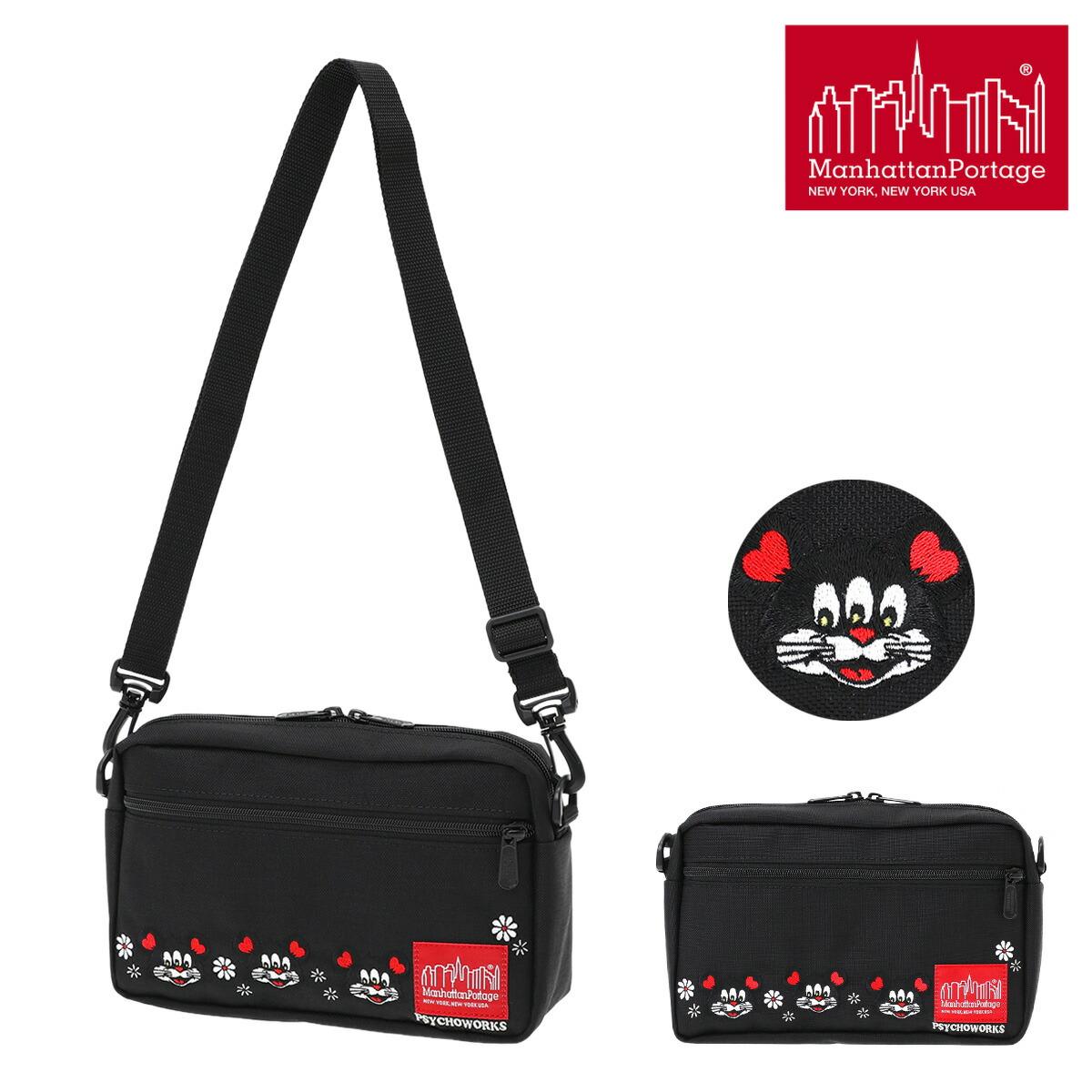 Manhattan Portage マンハッタンポーテージ KOUSUKE SHIMIZU ショルダーバッグ MP1404LKOS コウスケシミズ ペットボトル収納可能 軽量[即日発送]
