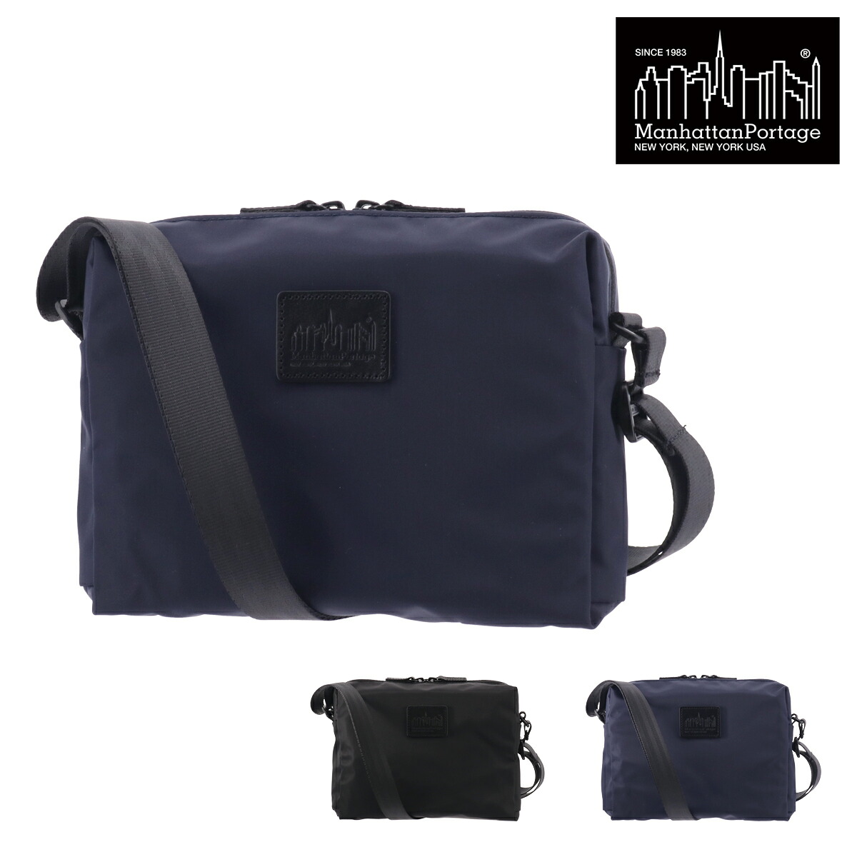 Manhattan Portage マンハッタンポーテージ ショルダーバッグ VENTILE 40/2 gabardine ベンタイル MP1488-2TWLBL BLACK LABEL ブラックレーベル [PO10][即日発送]