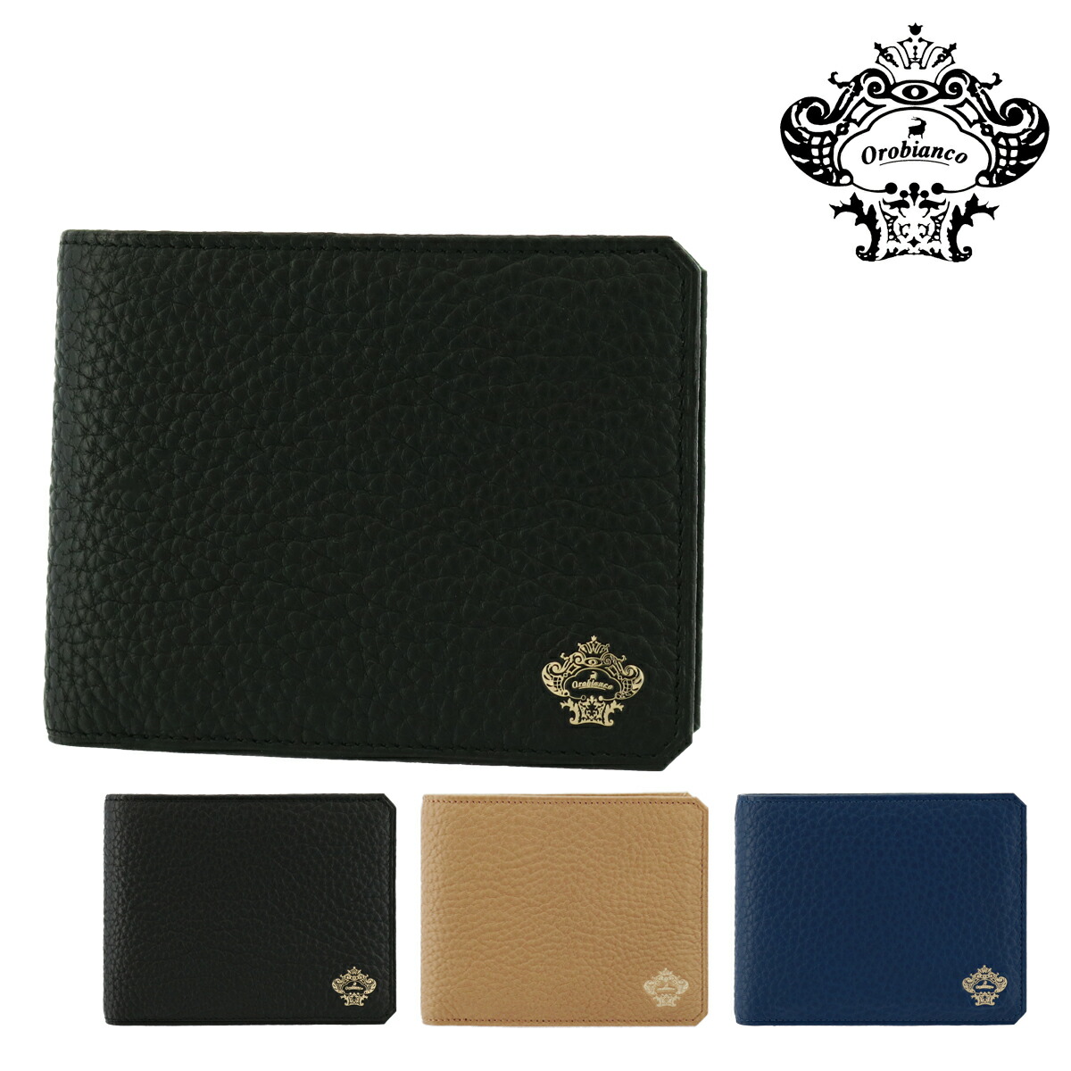 オロビアンコ 二つ折り財布 Am メンズ Ors Orobianco 札入れ 牛革 本革 レザー 高品質