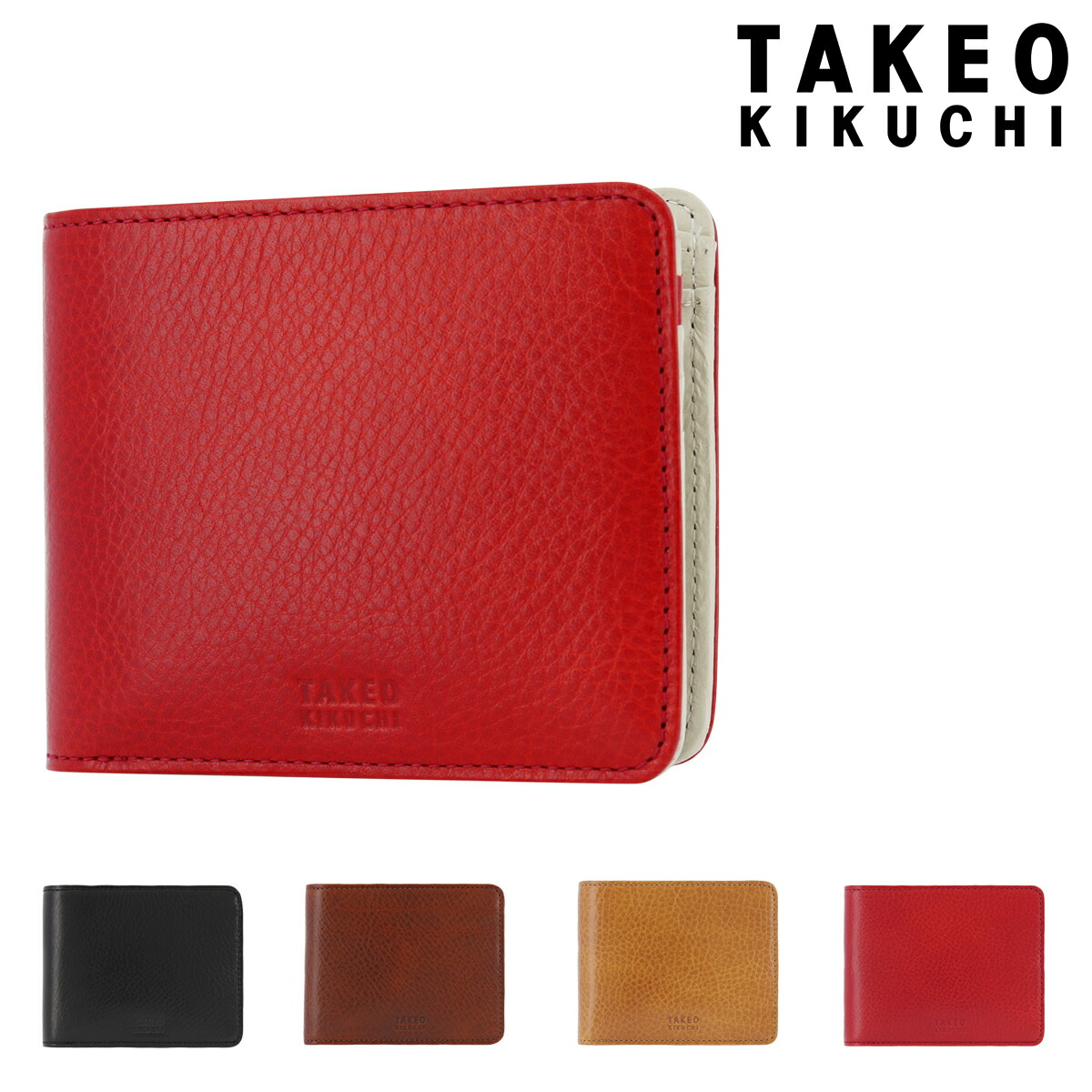 高い品質 タケオキクチ 二つ折り財布 本革 レザー テオ Theo メンズ Takeo Kikuchi 牛革 Po5 安い Babymarket Hu