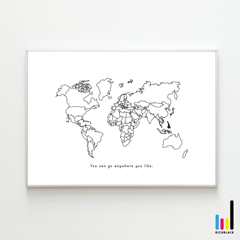 楽天市場 全4色 世界地図 モノクロ アート ポスター 地図 抽象画 線画 北欧 北欧風 北欧インテリア 壁掛け 北欧テイスト 雑貨 モノトーン 白黒 シンプル フレーム ナチュラル インテリア アートポスター 子供部屋 知育 男前インテリア かっこいい おしゃれ