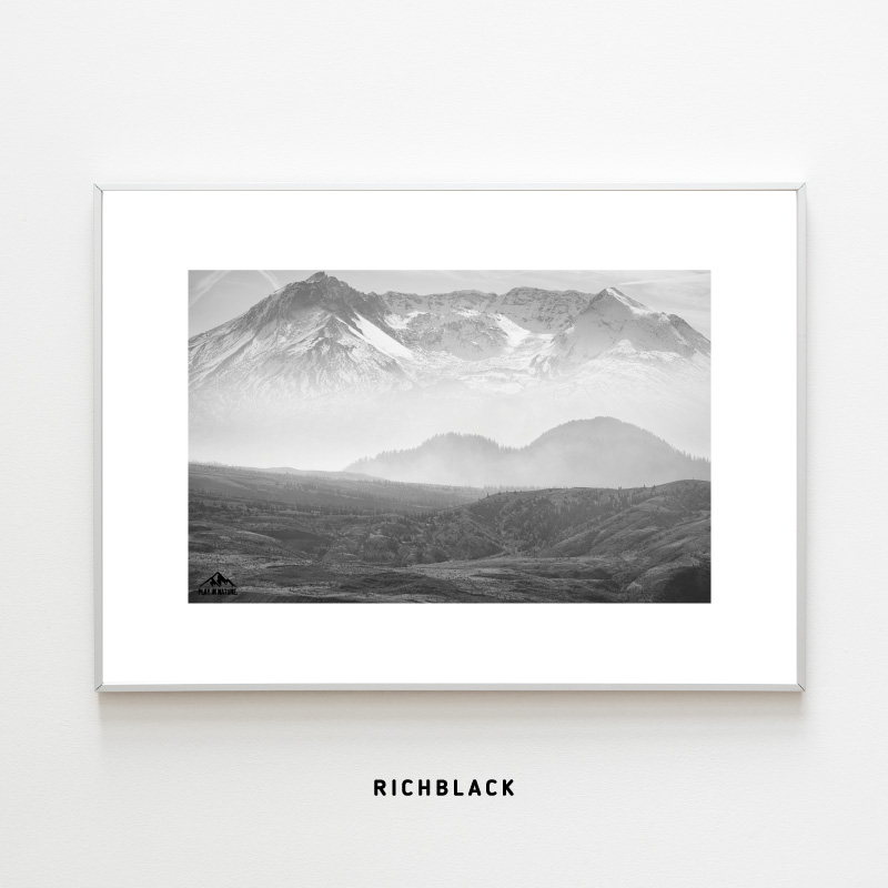 楽天市場】the mountains are calling モノトーン ポスター [ A3 ]山