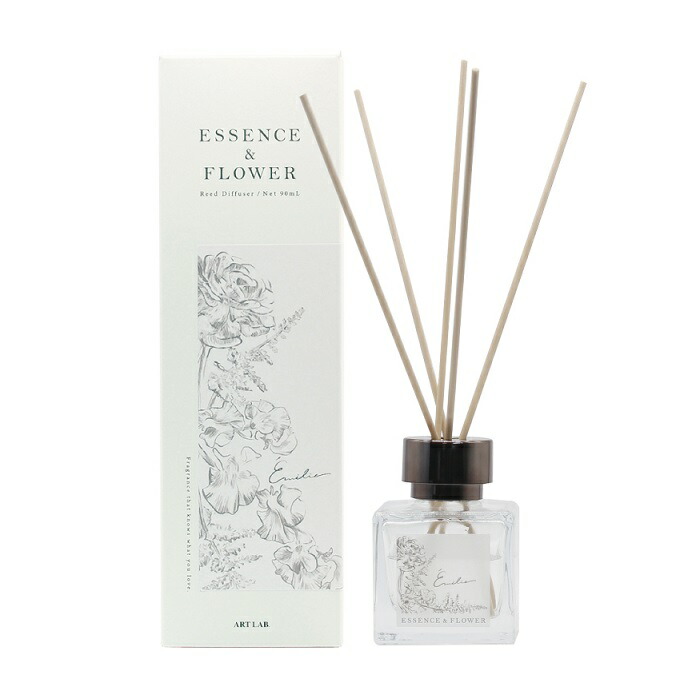 【楽天市場】ESSENCE&FLOWER（エッセンスアンドフラワー）リードディフューザー90ml【Emilie（エミリー）】アートラボ ルーム