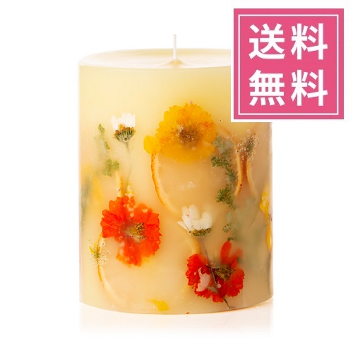 【楽天市場】【正規品】ROSY RINGS（ロージーリングス）ボタニカルキャンドル（アロマキャンドル）トール【オレンジブロッサム&オスマンサス