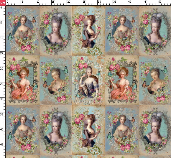 楽天市場】新入荷 オリジナル 生地 マリーアントワネット ブロック