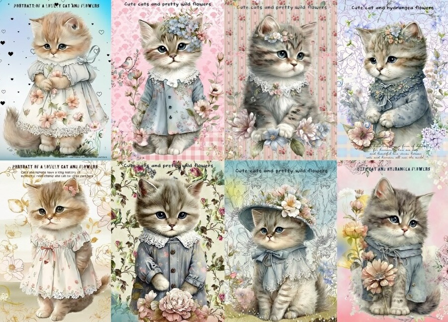 楽天市場】【パネル販売】USAコットン「猫の妖精パネル」 1パネル