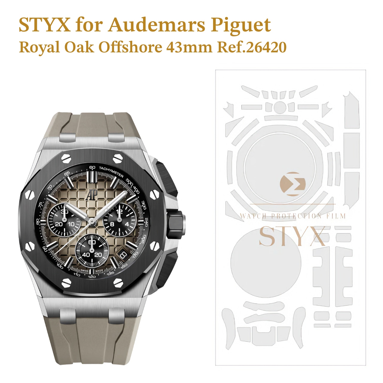 楽天市場】【STYX】スティックス保護フィルム for Rolex Daytona (F