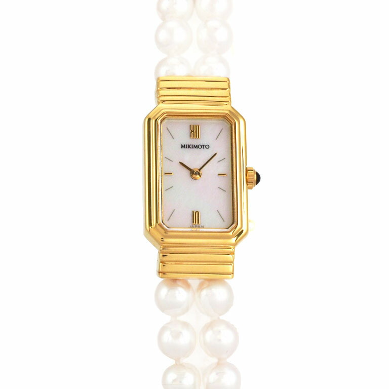 mikimoto pearl watch