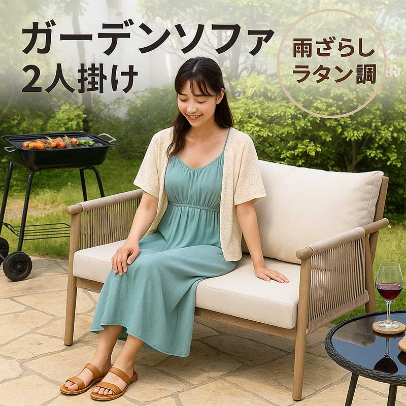 庭園長いす 庭園長いす 2人掛け 室外 雨ざらし ラタン調 庭園女性議長 庭園長椅子 外用 長いす ラタンチェア アウトドア長いす アウトドア女性議長 牢固たる 撥水 今めかしい 北欧 たまり場風 今めかしい 喫茶店風 旅人宿 庭