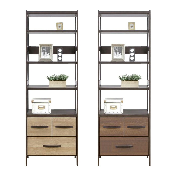 人気no 1 本体 リビング収納 棚 ディスプレイラック 飾り棚 スリム 薄型 幅60cm 高さ180cm 4段ラック マルチラック 連結型 ジョイント 引き出し フルオープンレール 収納家具 飾棚 ナチュラル ブラウン 木製 おしゃれ 公式店舗 Lexusoman Com