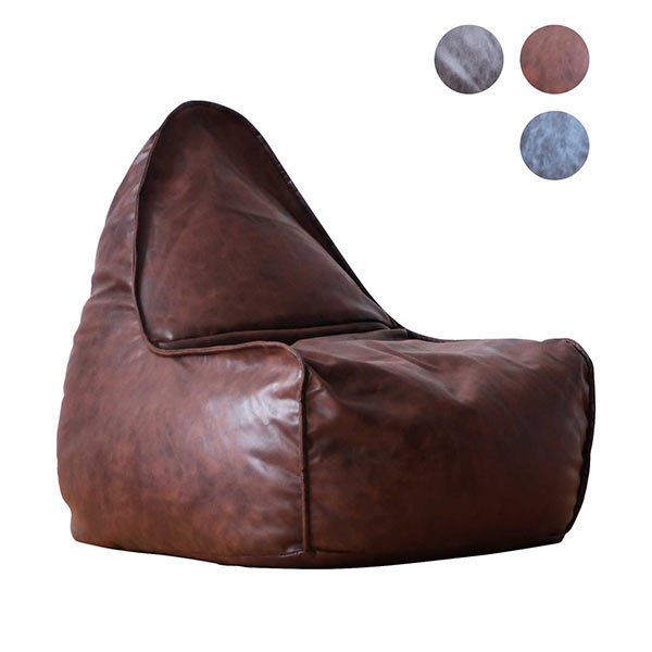 ビーズクッション 特大 おしゃれ ビーズ クッション ビーズソファ 丸形クッション 座椅子 ビンテージ ヴィンテージ風 ソファー 1人掛け グレー ブルー ブラウン色 完成品 中身はビーズで しっかりとした座り心地です 沈み込みすぎず 立ち上がりがスムーズです ワーッ 乾燥