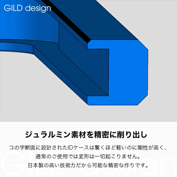 安心と信頼 IDカードホルダー ギルドデザイン idケース カードケース カードホルダー 社員証ケース idカードケース GILD design  日本製 アルミ 耐衝撃 縦型 横型 定期入れ パスケース ビジネス 会社 おしゃれ メンズ レディース scrapmycar-ltd.co.uk